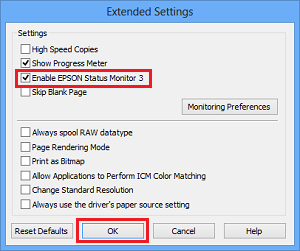 epson status monitor 3 has stopped working