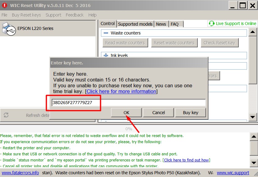 How to reset Epson L380 Waste Ink Counter? | WIC Reset ...